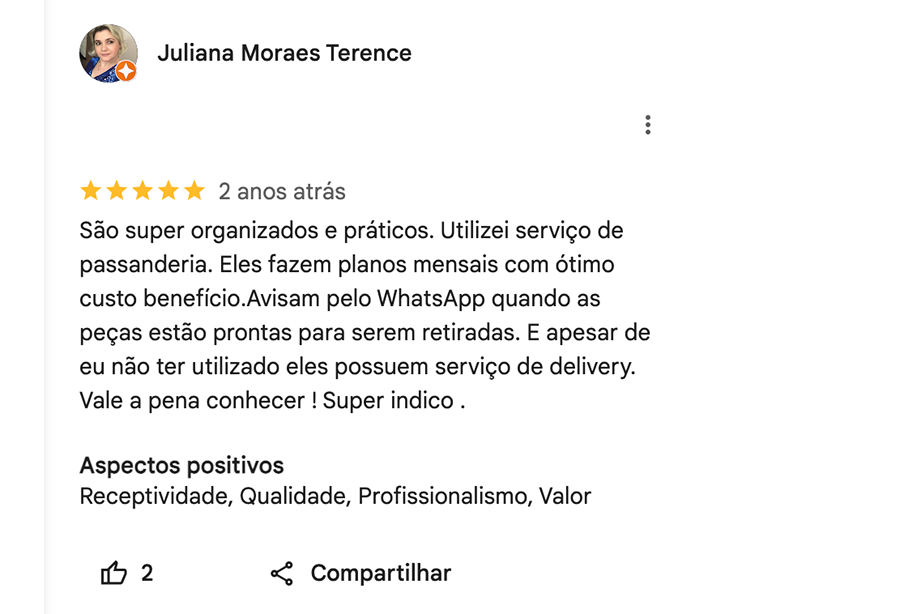 Depoimento de Juliana Moraes Terence